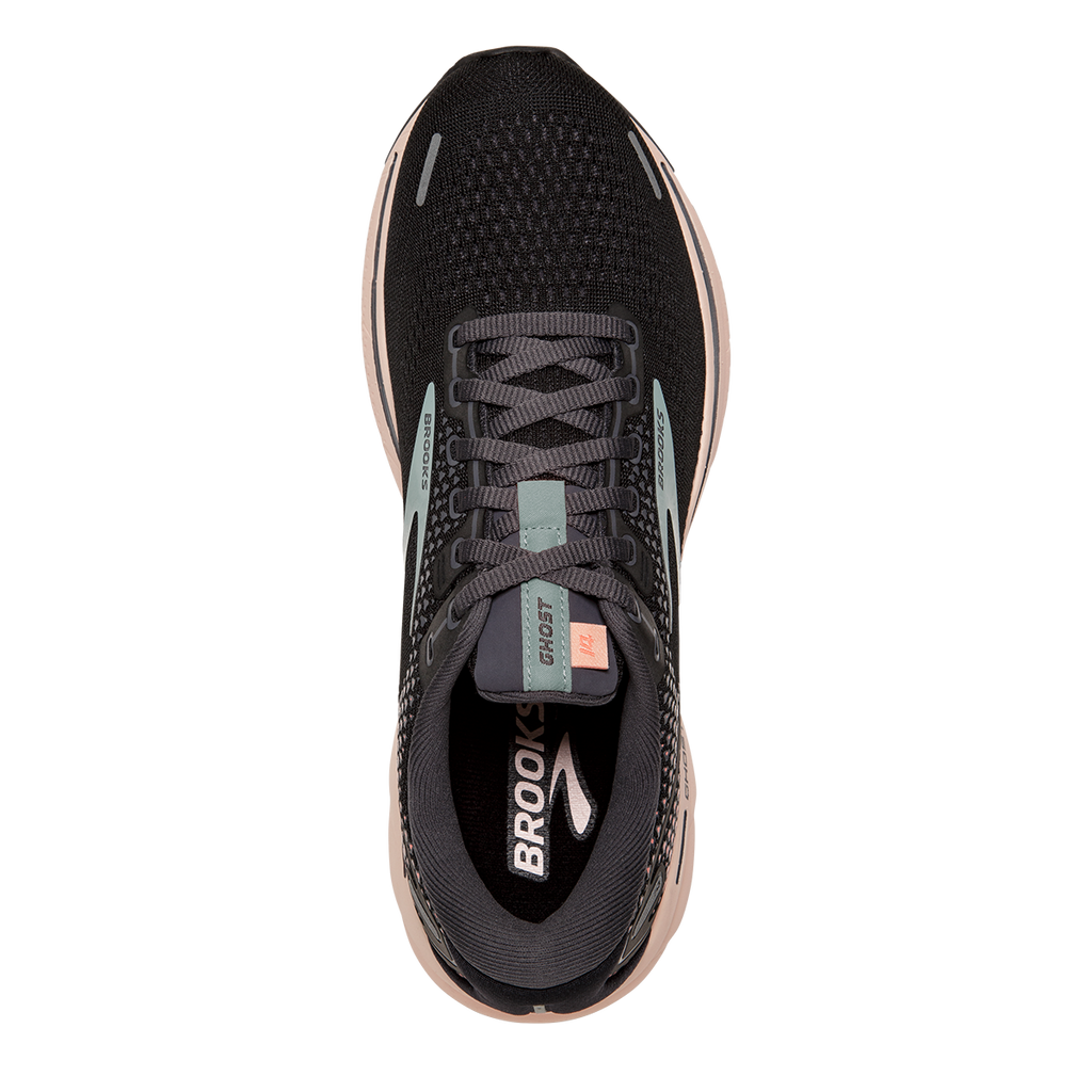 Brooks Ghost 14 — Black - Pink - Yucca — Size B — Width 8.5 — Alternate View 23