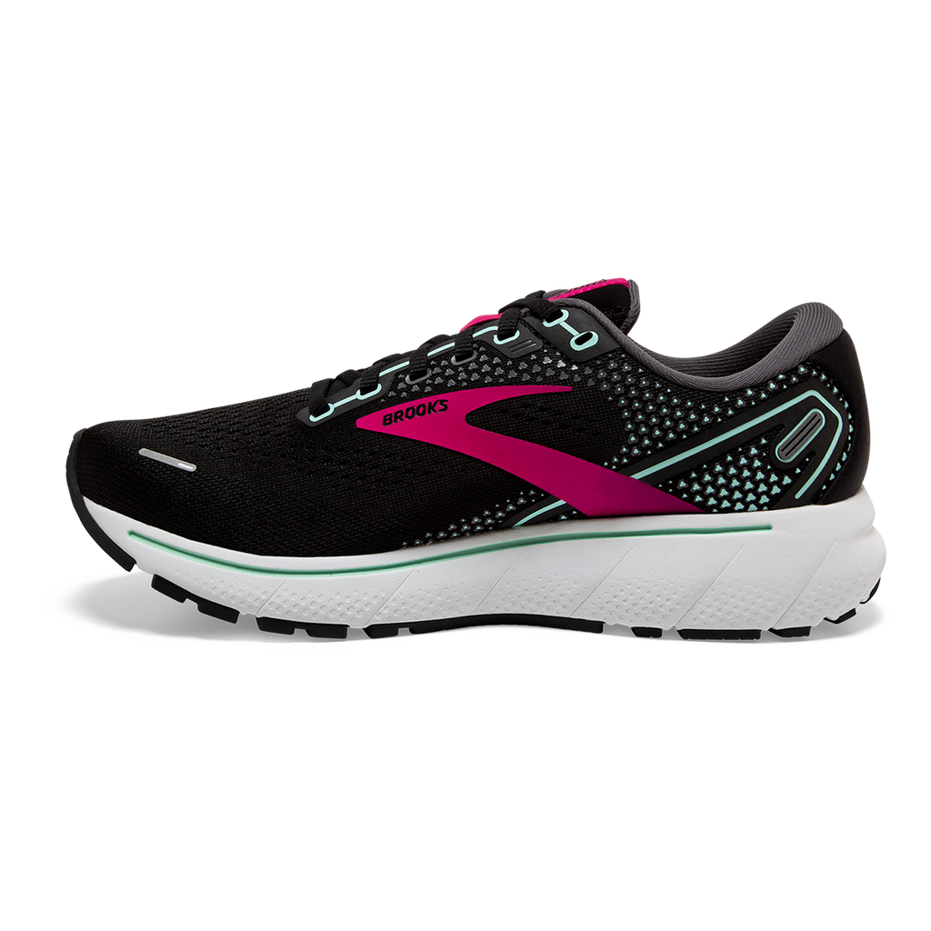 Brooks Ghost 14 — Black - Pink - Yucca — Size B — Width 8.5 — Alternate View 25