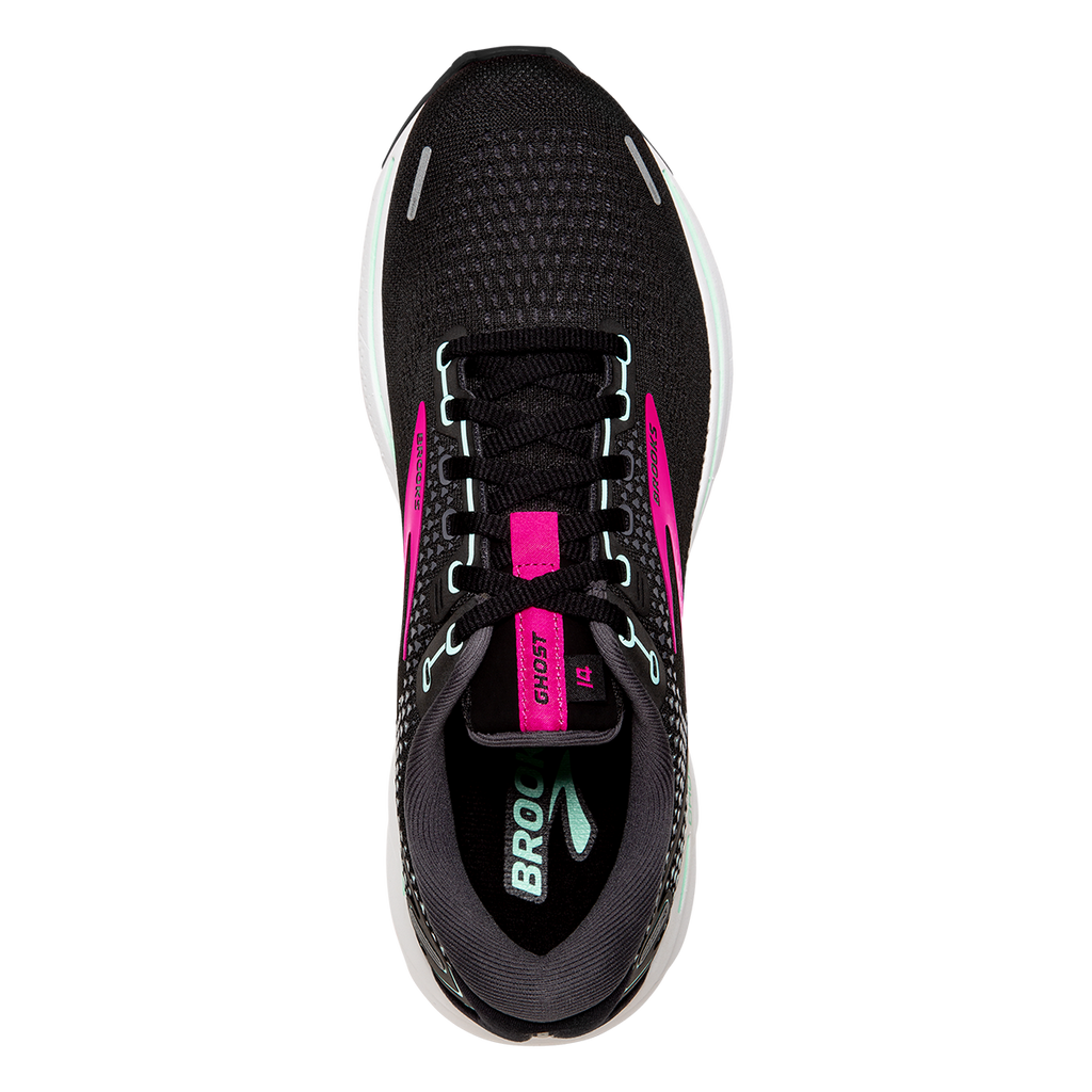 Brooks Ghost 14 — Black - Pink - Yucca — Size B — Width 8.5 — Alternate View 26