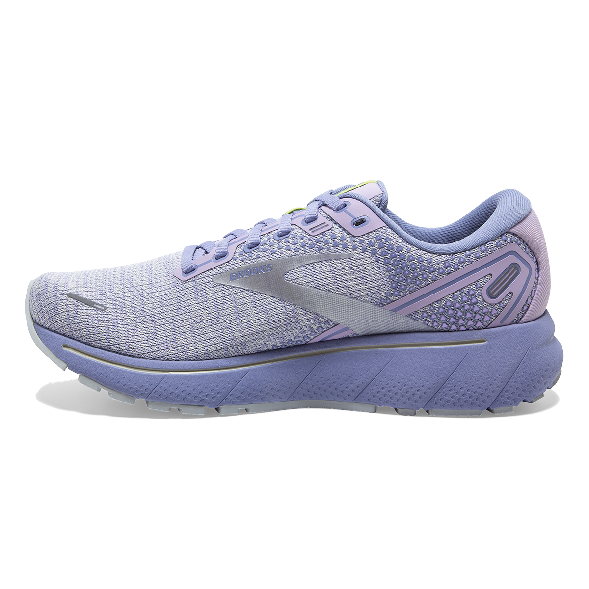 Brooks Ghost 14 — Black - Pink - Yucca — Size B — Width 8.5 — Alternate View 45