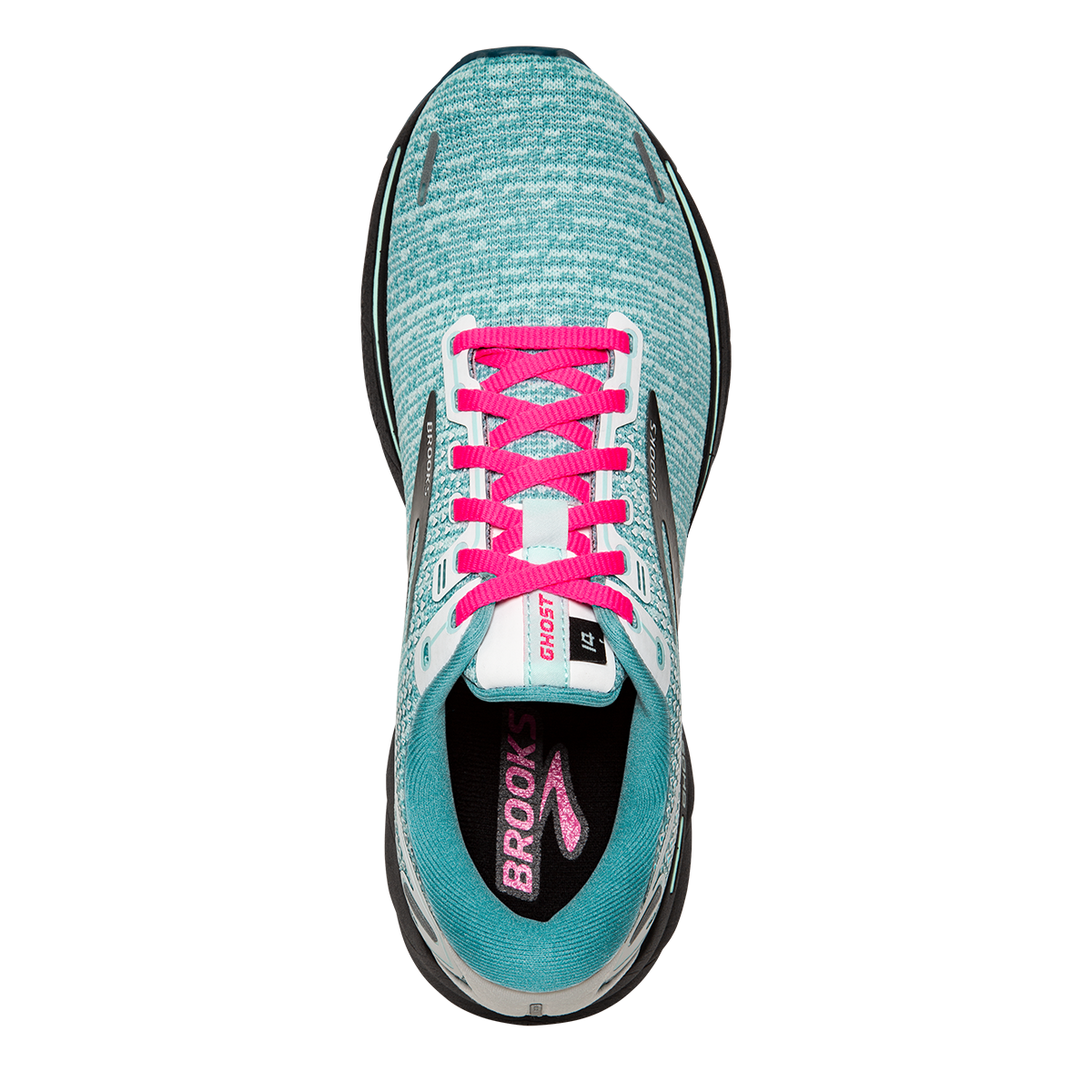 Brooks Ghost 14 — Black - Pink - Yucca — Size B — Width 8.5 — Alternate View 66