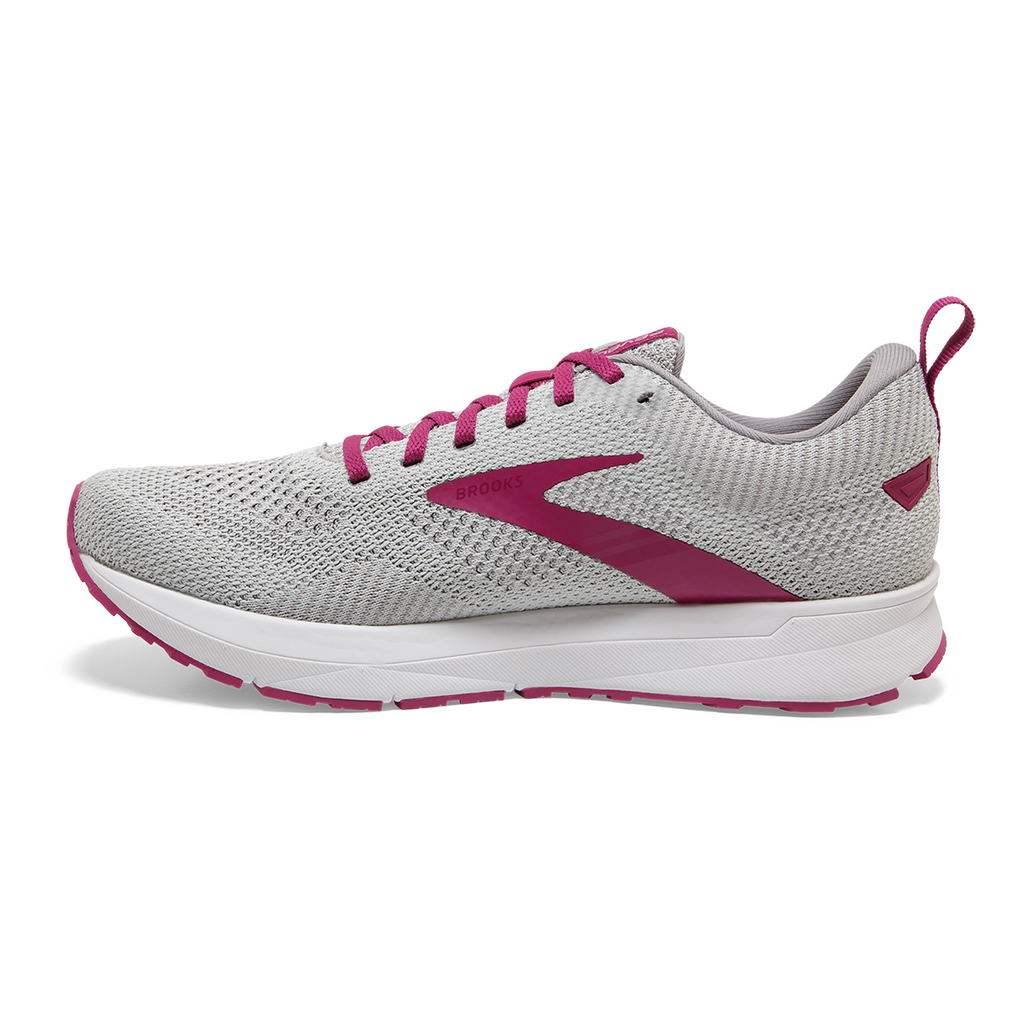 Brooks Revel 5 — Grey - White - Baton Rouge — Size B — Width 10 — Alternate View 26