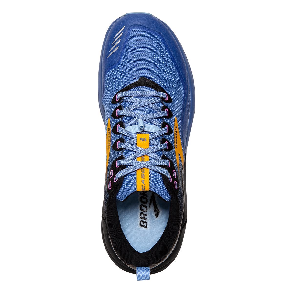 Brooks Cascadia 16 — Pink - Flambe - Cobalt — Size B — Width 10 — Alternate View 15