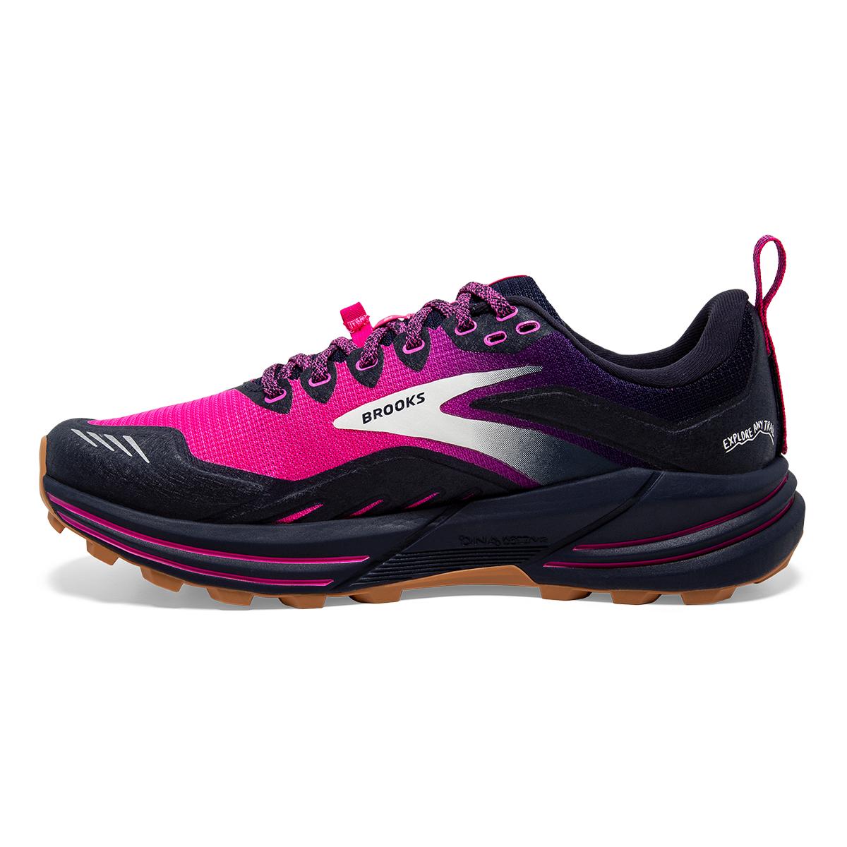 Brooks Cascadia 16 — Pink - Flambe - Cobalt — Size B — Width 10 — Alternate View 18
