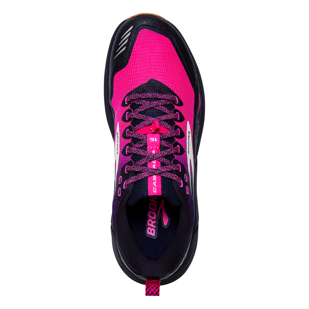Brooks Cascadia 16 — Pink - Flambe - Cobalt — Size B — Width 10 — Alternate View 19