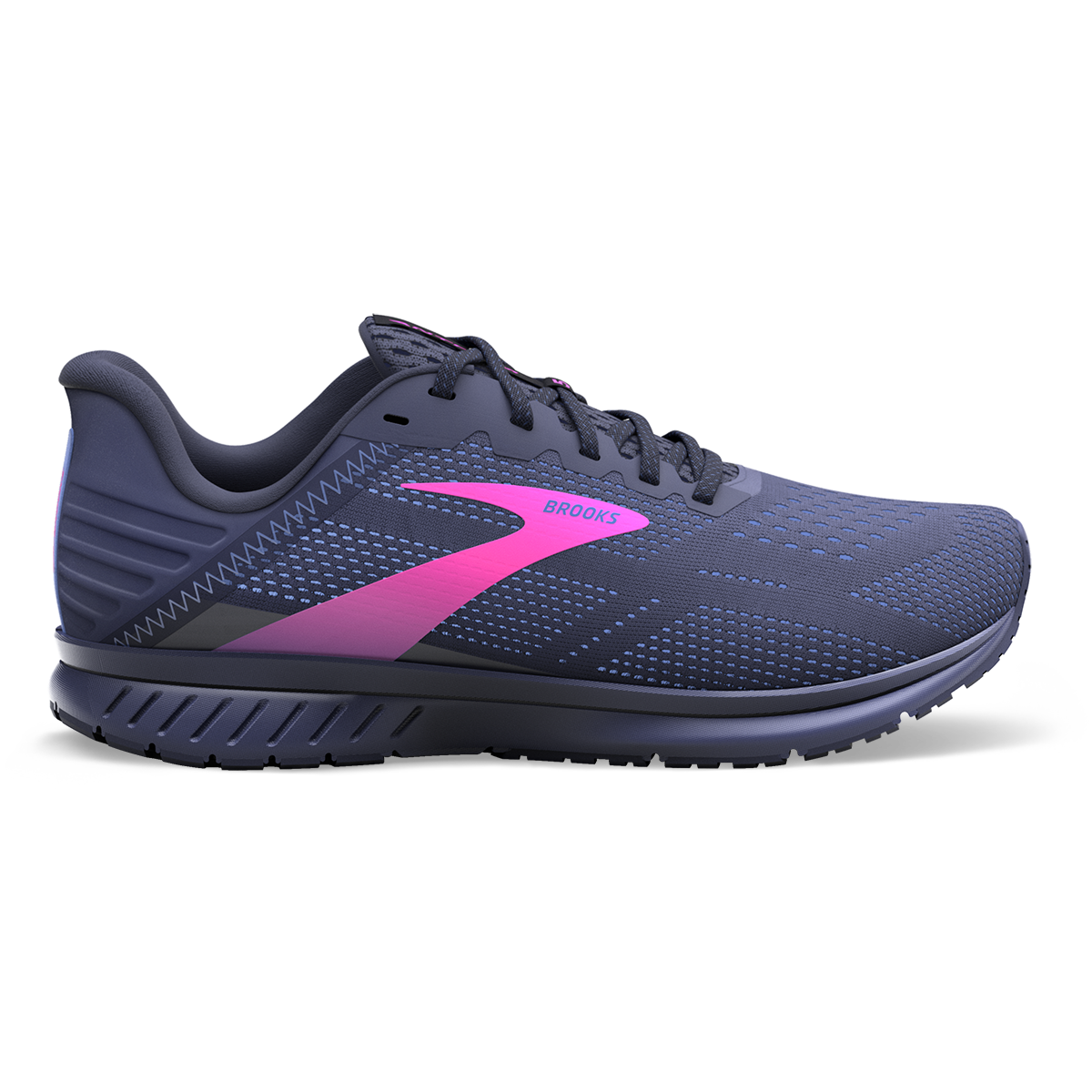 Brooks Anthem 5 — White - Silver - Lilac — Size B — Width 6.5 — Alternate View 9