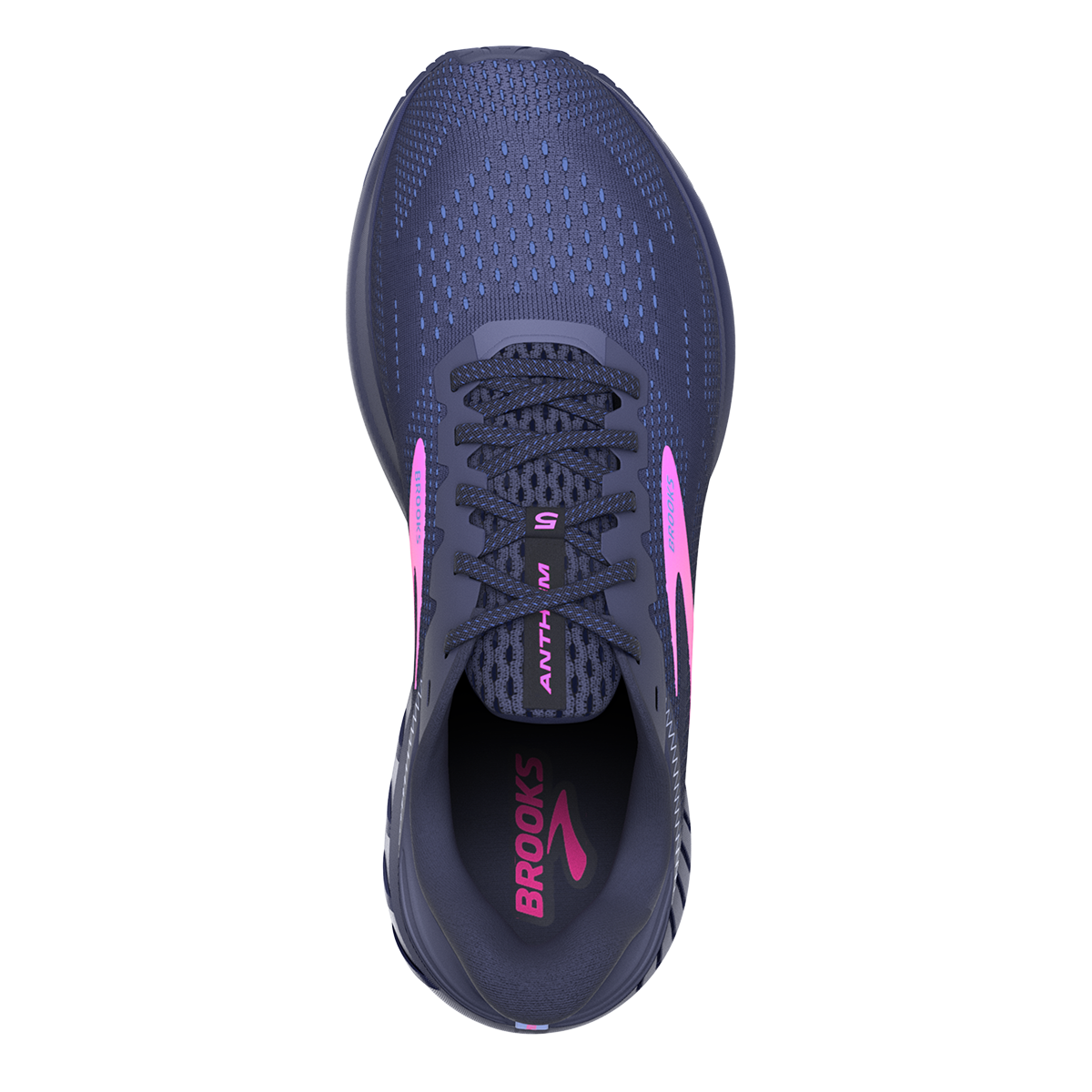 Brooks Anthem 5 — White - Silver - Lilac — Size B — Width 6.5 — Alternate View 11