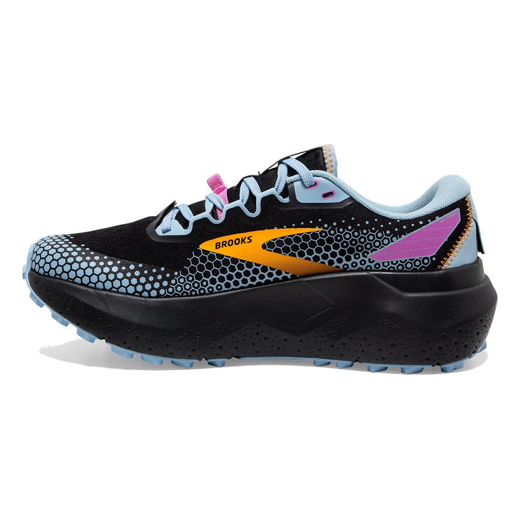 Brooks Caldera 6 — Black - Blissful Blue - Grey — Size B — Width 10 — Lifestyle View