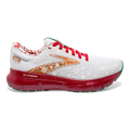 Brooks Glycerin 20 Run Merry — Red Alert - White - Caramel — Size B — Width 6.5 — Front View