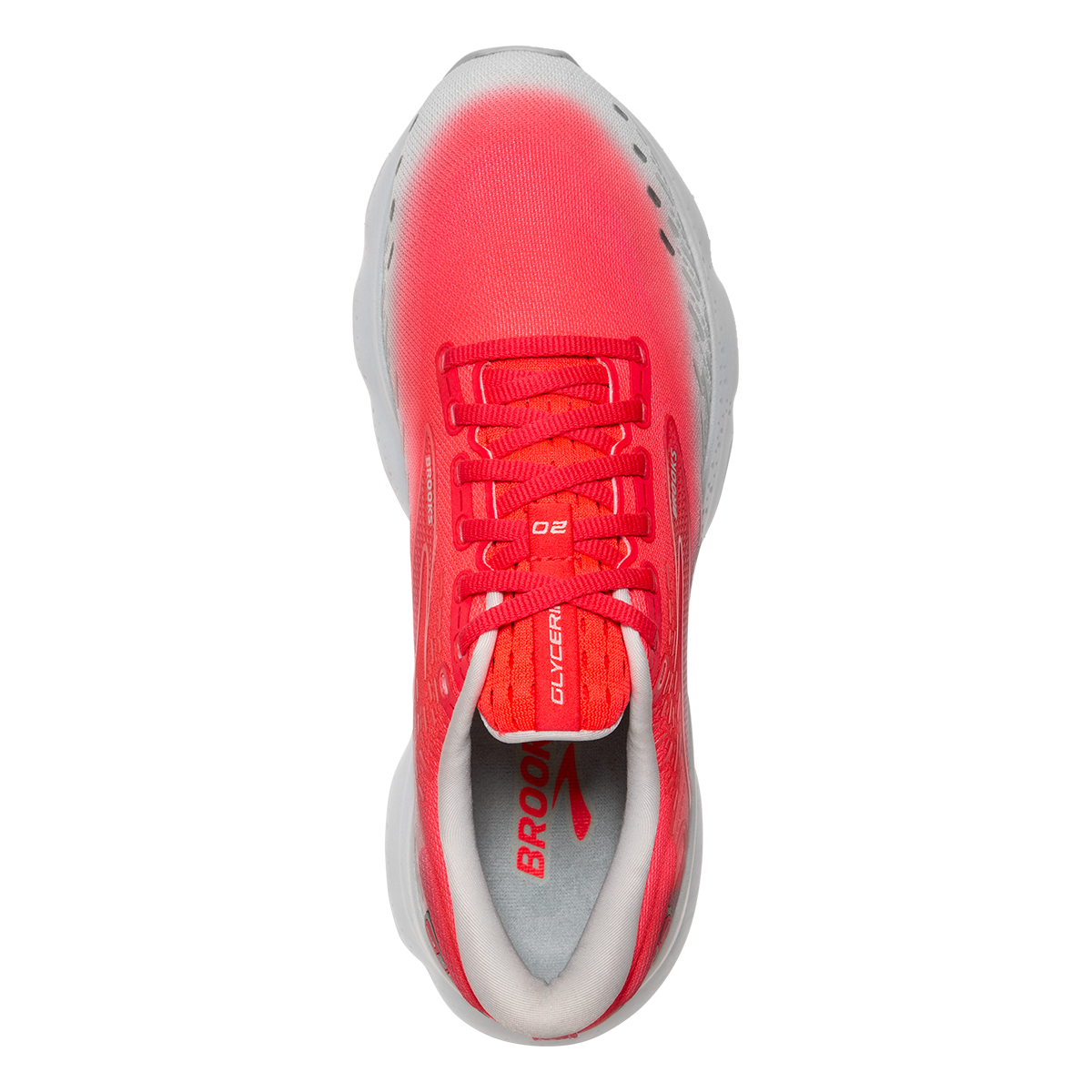 Brooks Glycerin 20 Fade — Diva Pink - Lilac - White — Size B — Width 5.5 — Alternate View 7