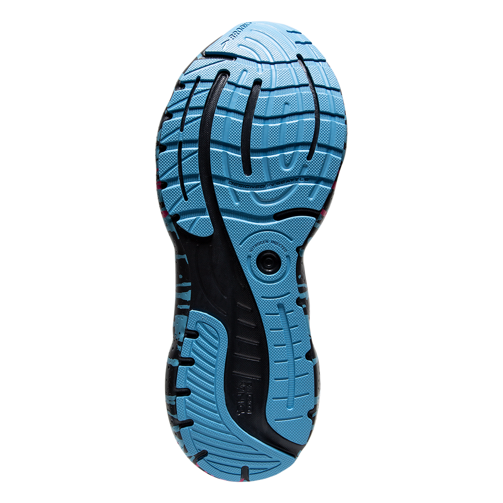 Brooks Glycerin 20 Drip — Jadeite - Alaskan Blue - Ebony — Size B — Width 6 — Top View