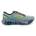 Brooks Glycerin GTS 20 Drip — Jadeite - Alaskan Blue - Ebony — Size B — Width 6 — Front View