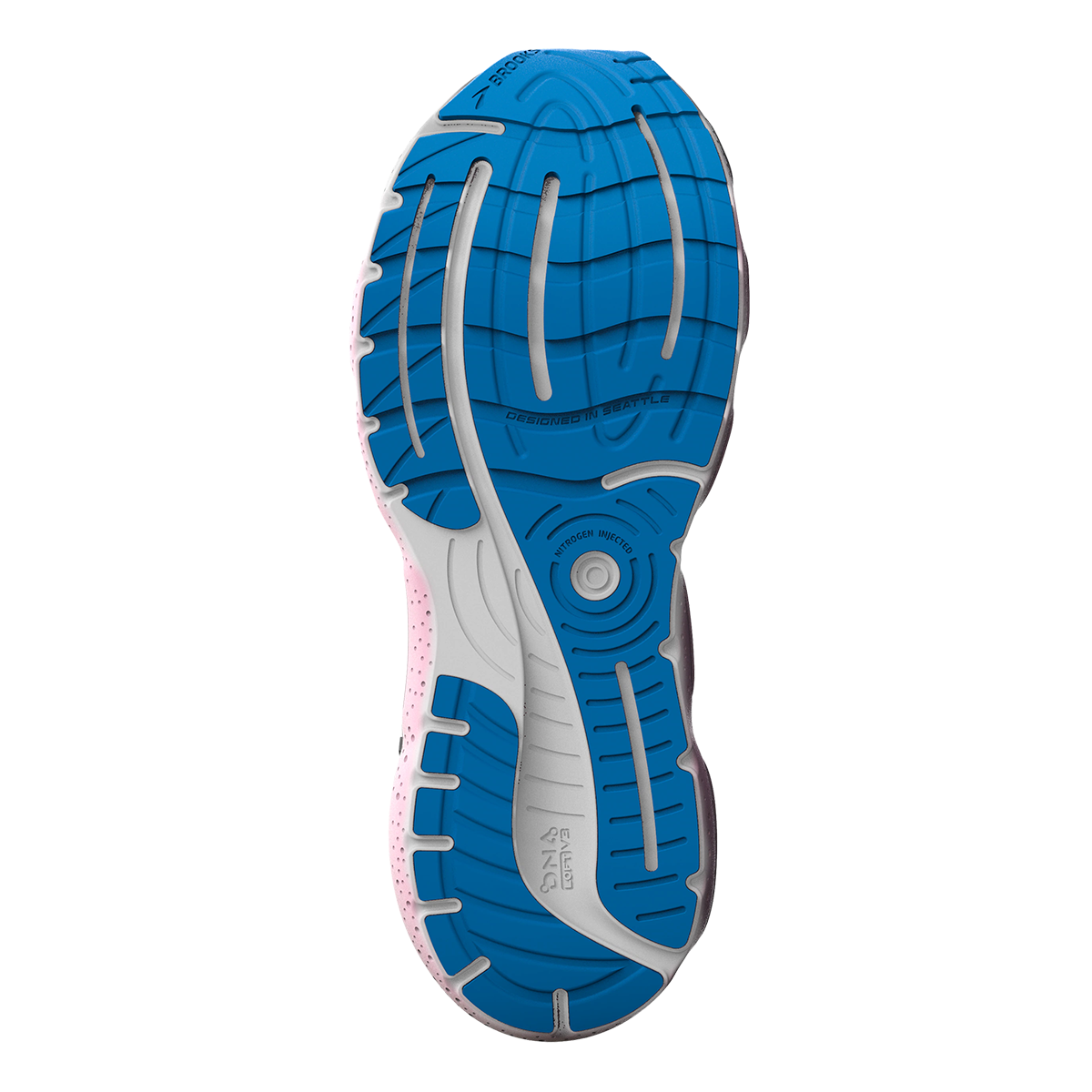 Brooks Glycerin StealthFit GTS 20 — White - Black - Cream — Size B — Width 10 — Alternate View 8