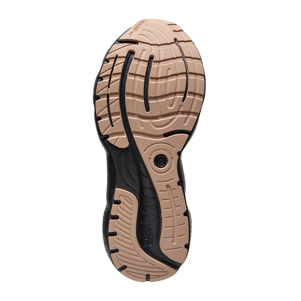 Brooks Glycerin StealthFit 20 Run Wild — Black - Ebony - Maple — Size B — Width 7 — Top View