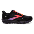 Brooks Launch 9 — Black - Ebony - Purple — Size B — Width 10 — Front View