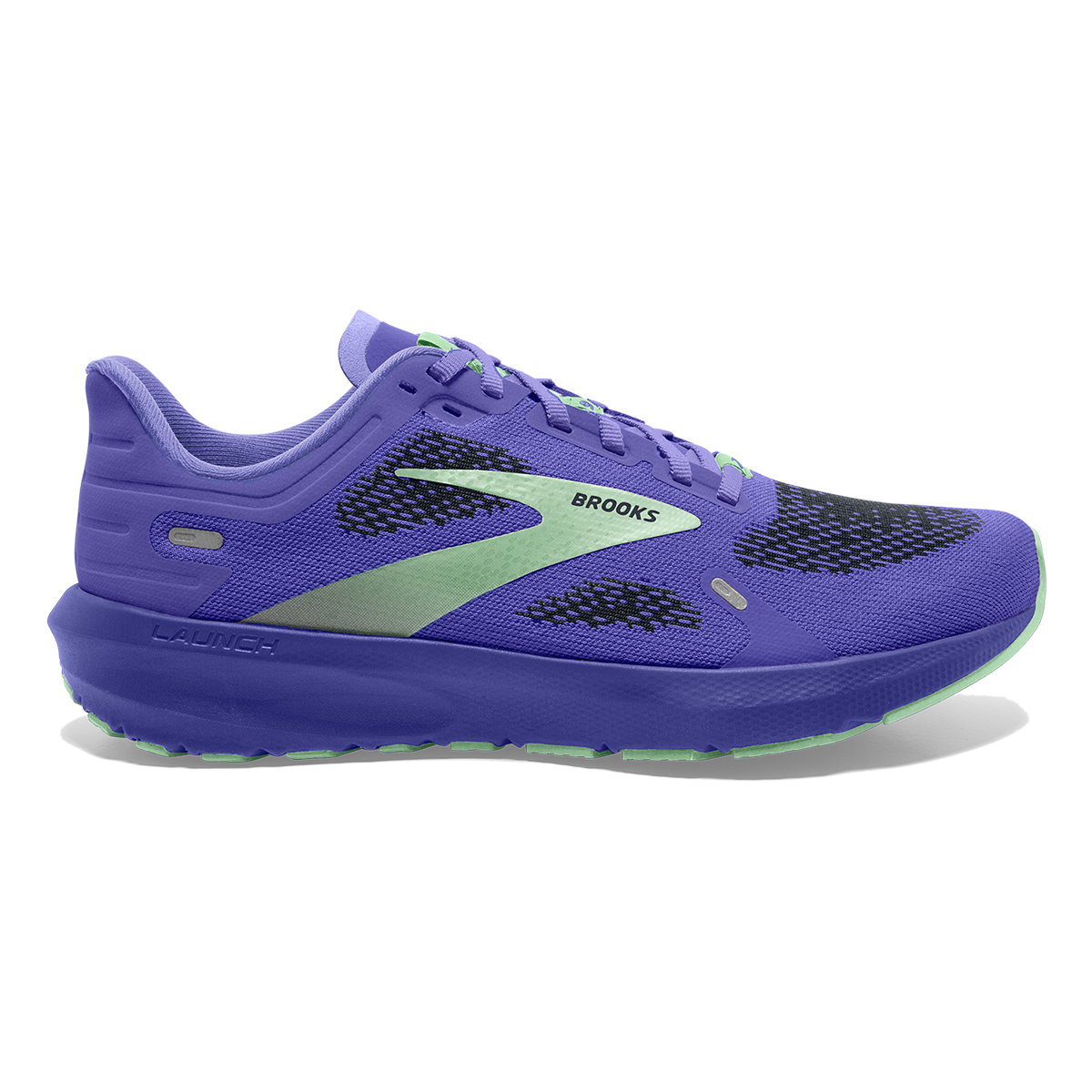 Brooks Launch 9 — Black - Ebony - Purple — Size B — Width 10 — Alternate View 9