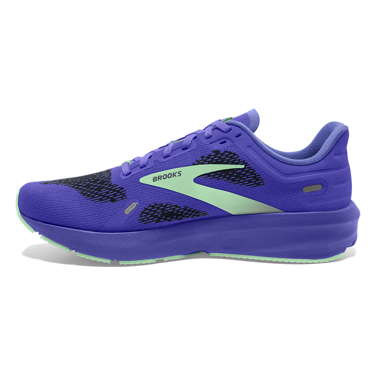 Brooks Launch 9 — Black - Ebony - Purple — Size B — Width 10 — Alternate View 10
