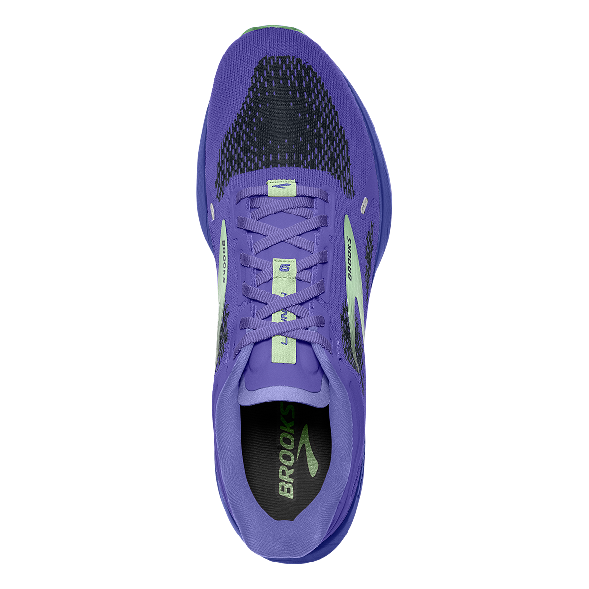 Brooks Launch 9 — Black - Ebony - Purple — Size B — Width 10 — Alternate View 11