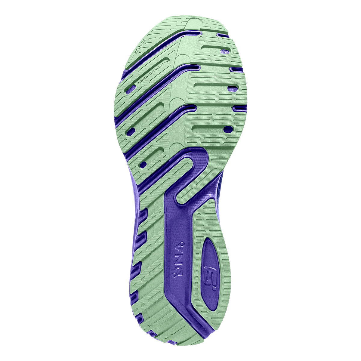 Brooks Launch 9 — Black - Ebony - Purple — Size B — Width 10 — Alternate View 12