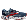 Brooks Trace 2 Run USA — White - Peacoat - Poppy — Size B — Width 5.5 — Front View
