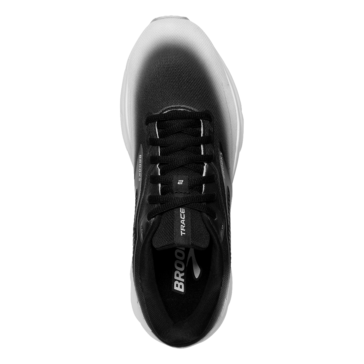Brooks Trace 2 Fade — Black - Lilac - White — Size B — Width 5 — Back View