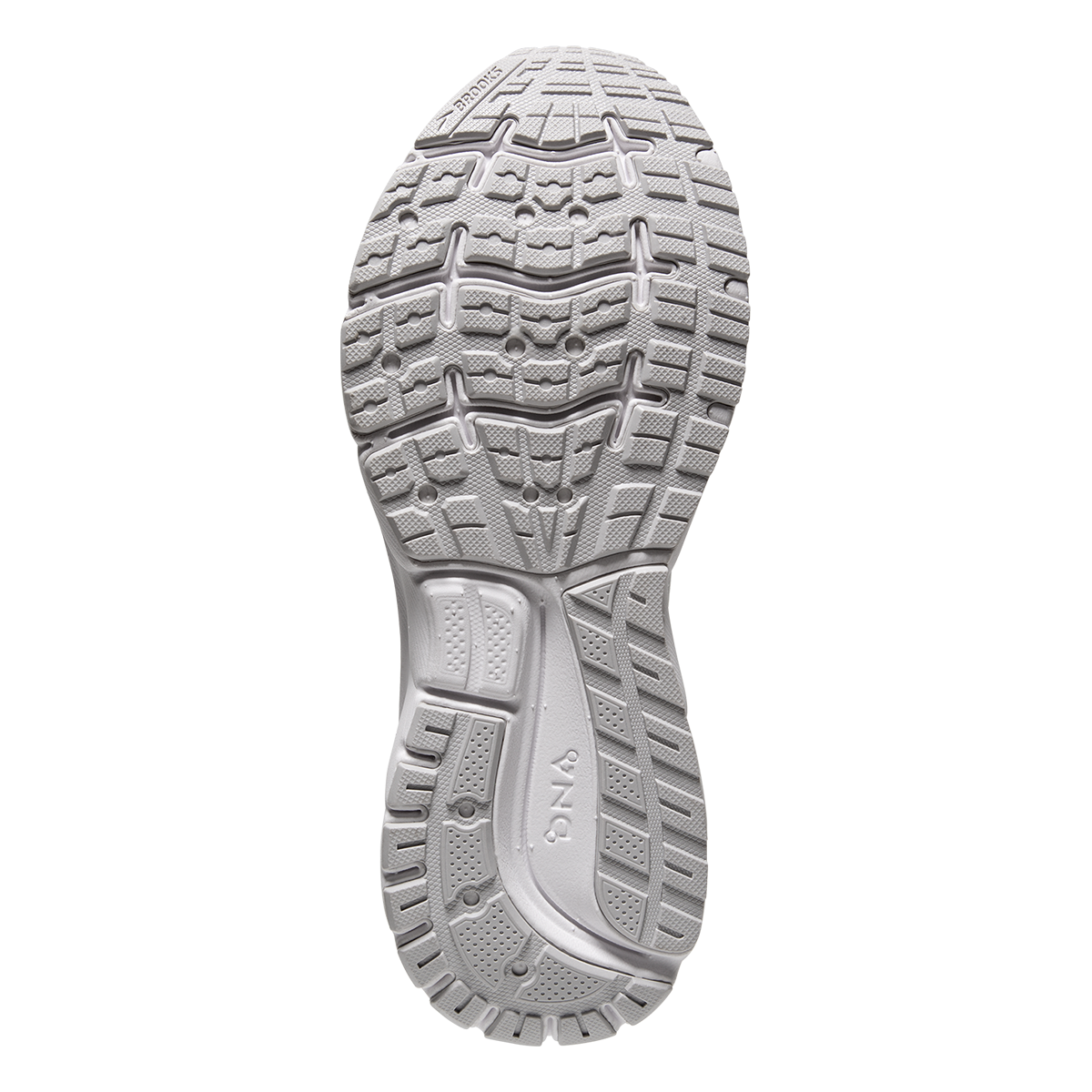Brooks Trace 2 Fade — Black - Lilac - White — Size B — Width 5 — Top View