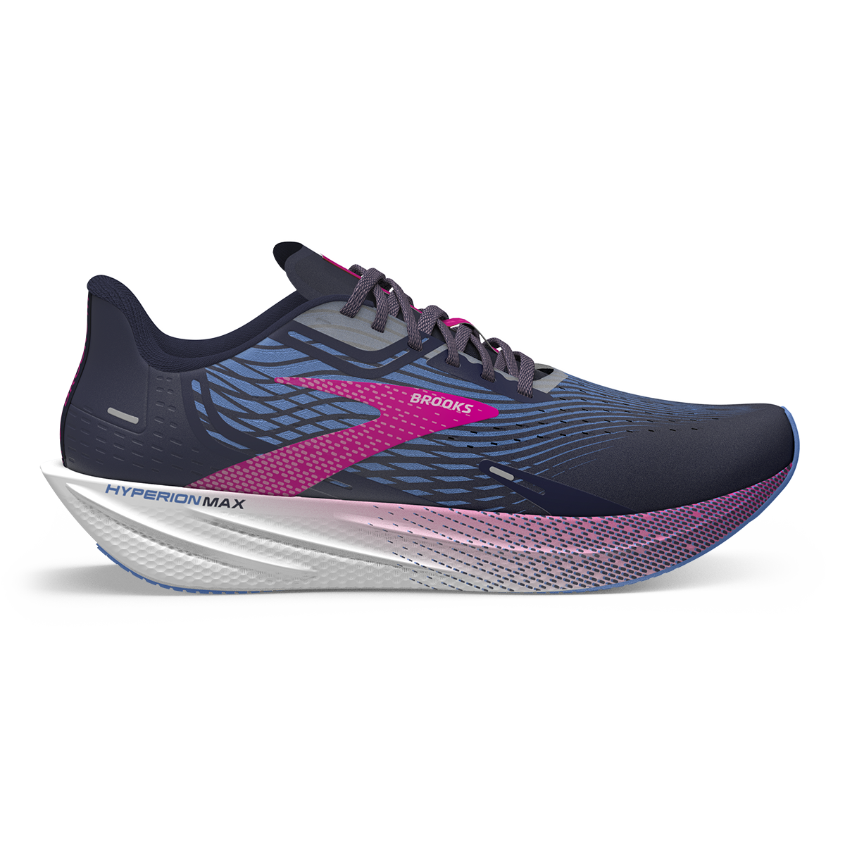 Brooks Hyperion Max — Black - Fiesta - Bellflower — Size B — Width 10.5 — Alternate View 9