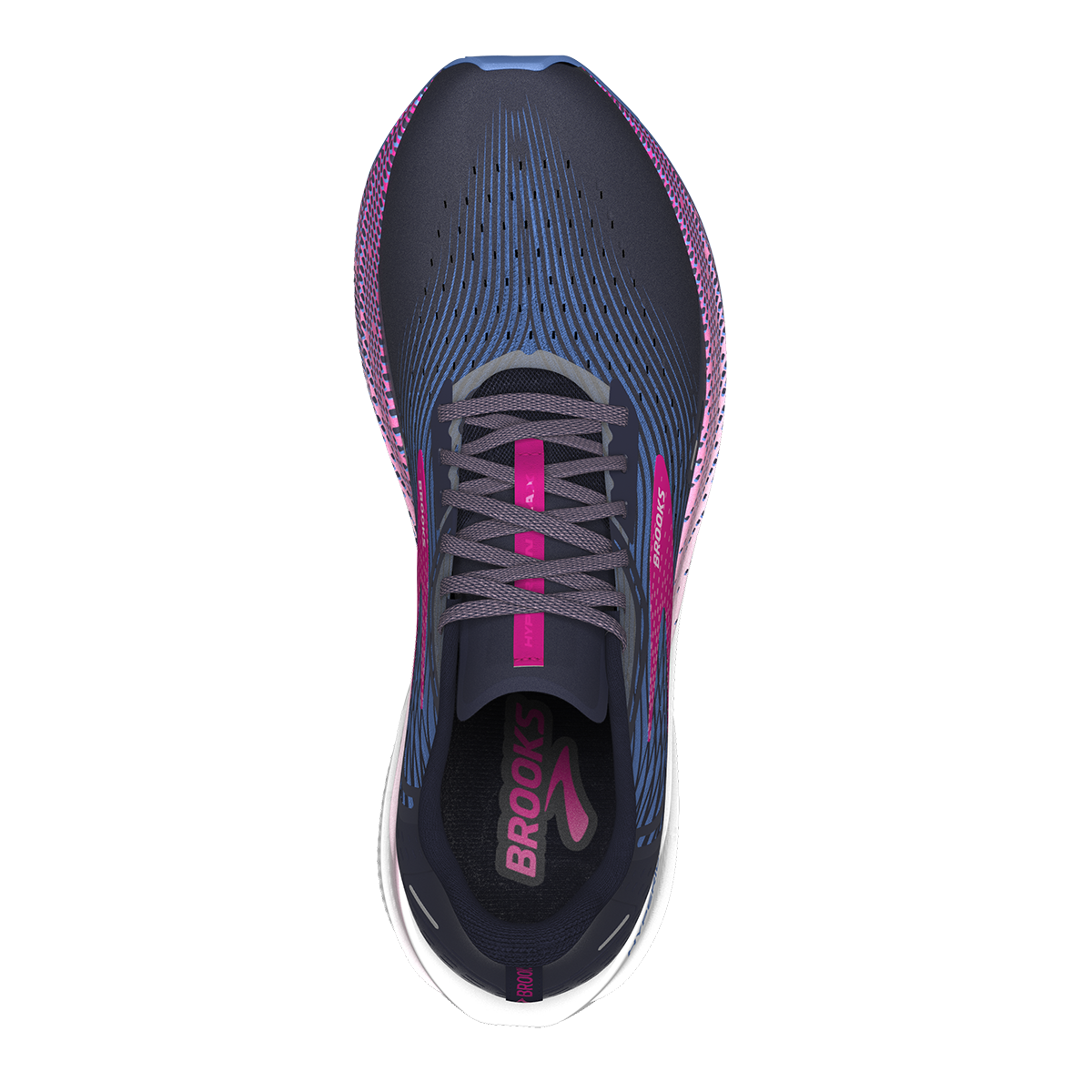 Brooks Hyperion Max — Black - Fiesta - Bellflower — Size B — Width 10.5 — Alternate View 11