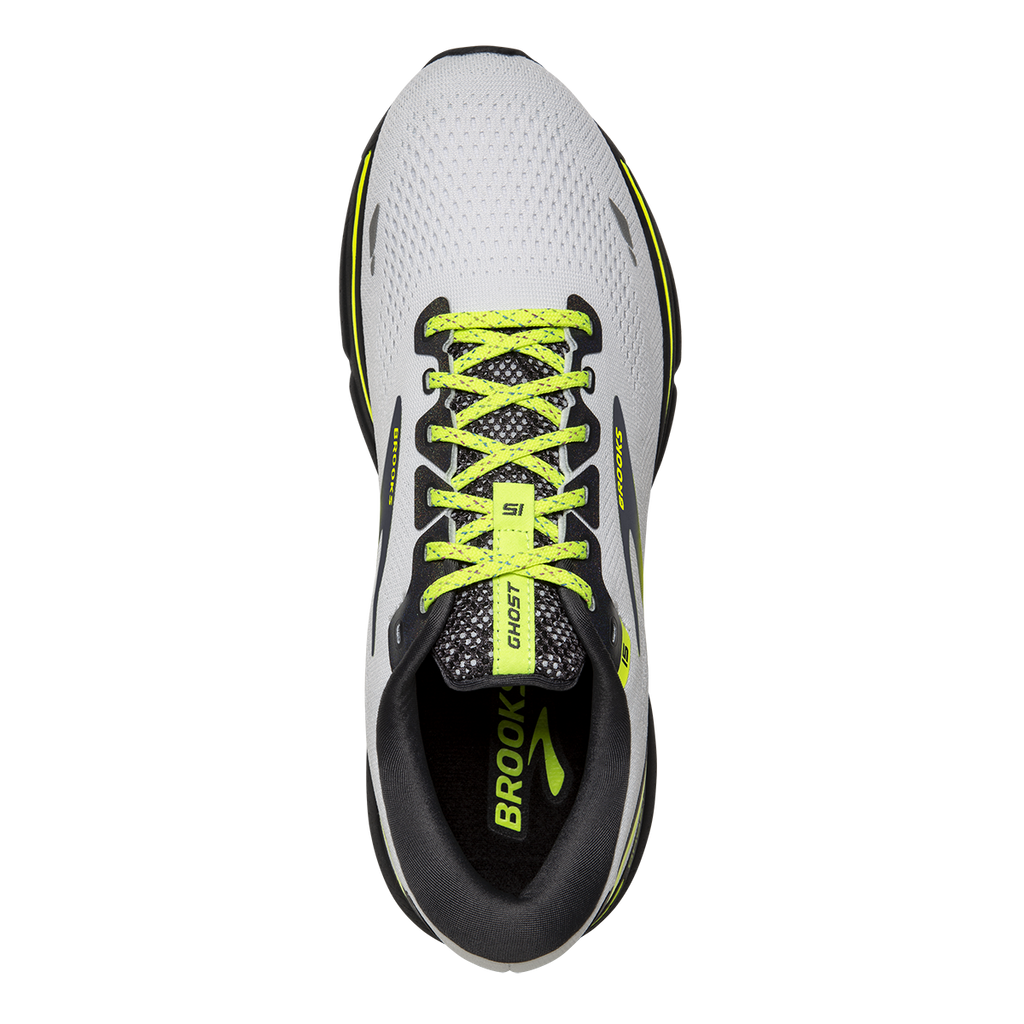 Brooks Ghost 15 Run Vision — Ebony - White - Nightlife — Size B — Width 6.5 — Alternate View 7
