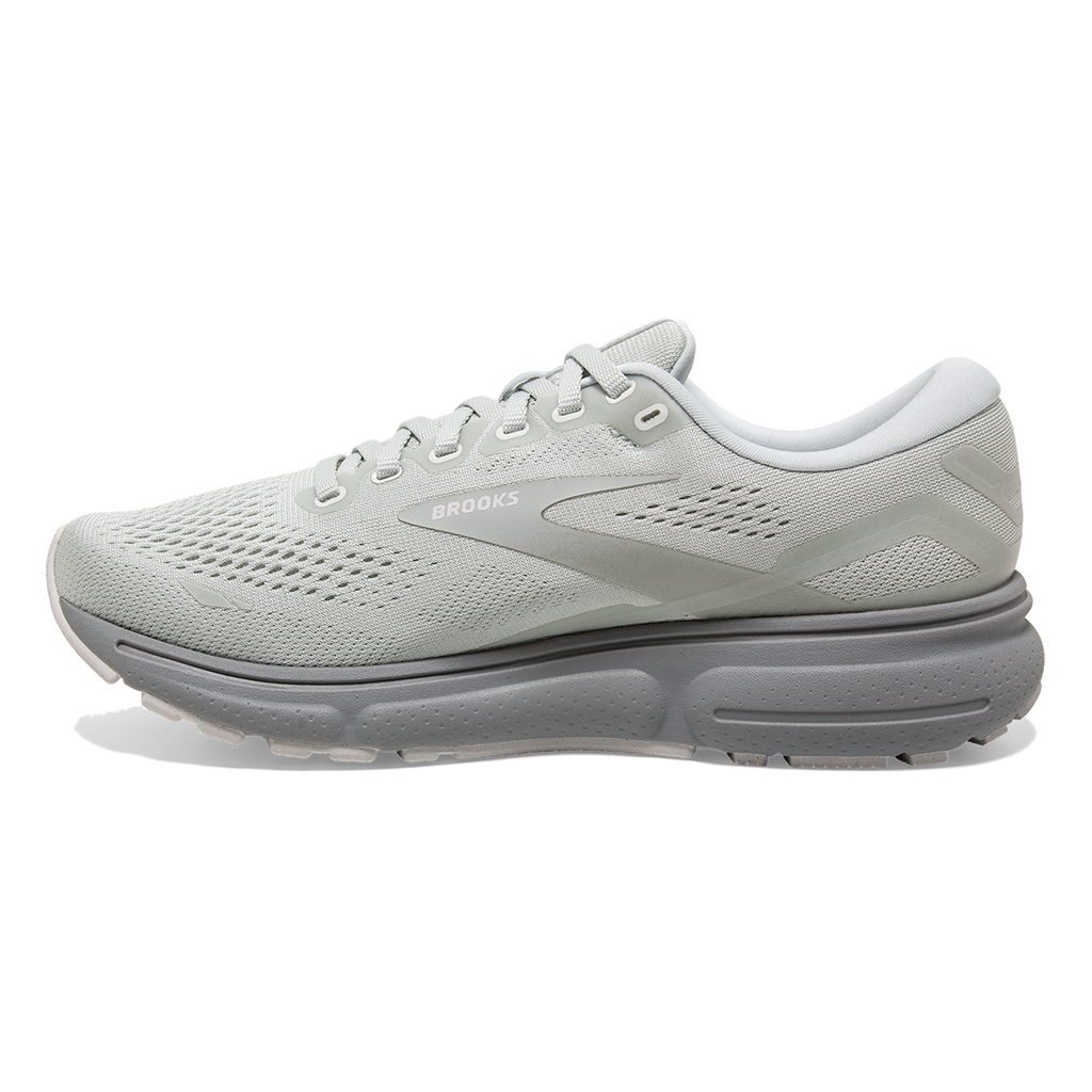 Brooks Ghost 15 Green Silence — Blue - White — Size B — Width 7 — Lifestyle View
