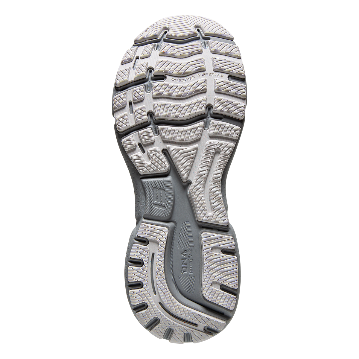 Brooks Ghost 15 Green Silence — Blue - White — Size B — Width 7 — Top View