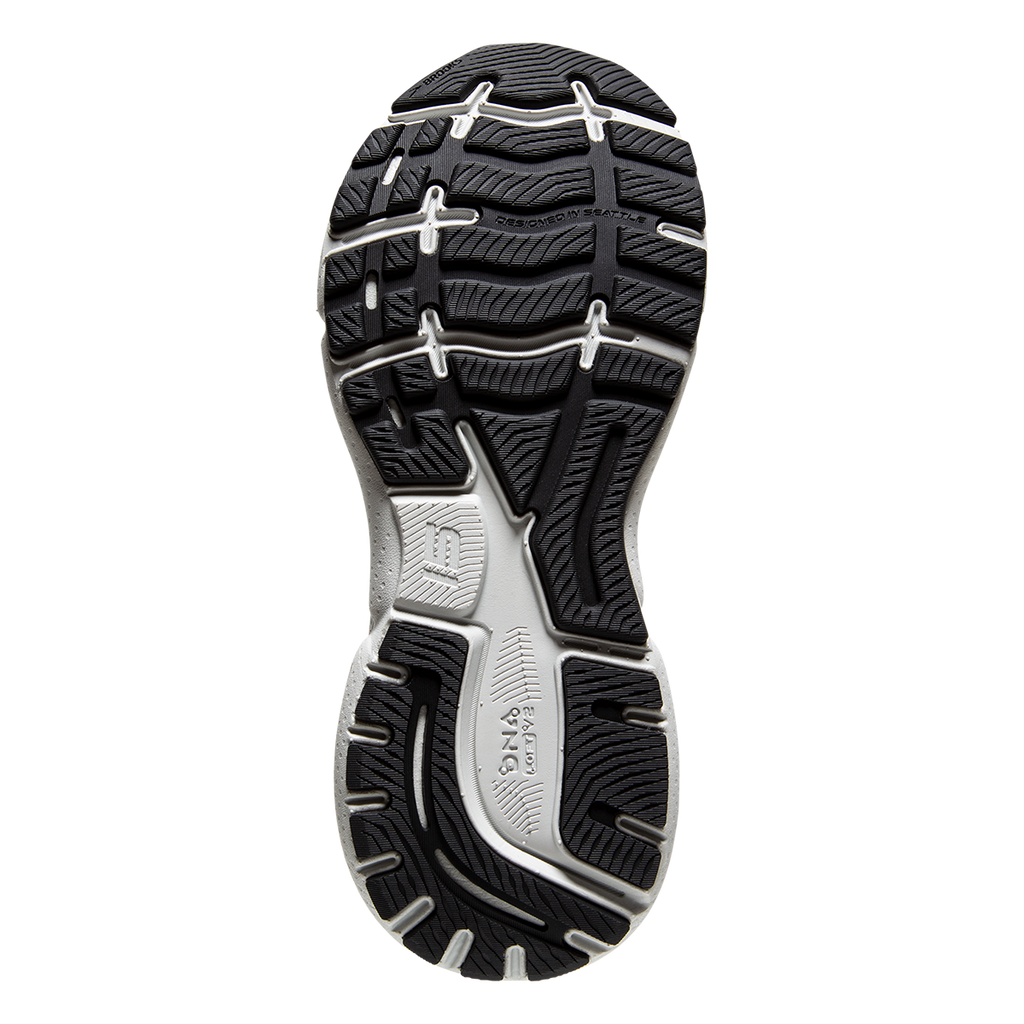 Brooks Ghost 15 Camo — Black - Ebony - Nightlife — Size B — Width 9 — Top View