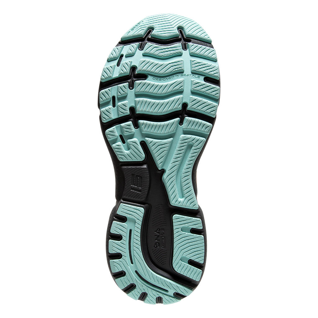 Brooks Ghost 15 Drip — Blue - Ebony - Nightlife — Size B — Width 6.5 — Top View