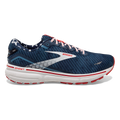 Brooks Ghost 15 Run USA — Titan - White - Peacoat — Size B — Width 5.5 — Front View