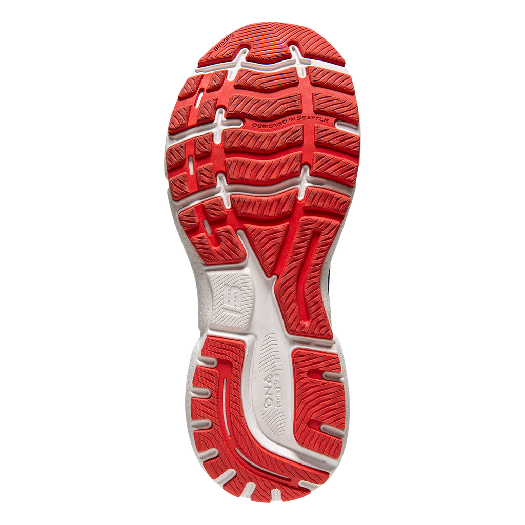 Brooks Ghost 15 Run USA — Titan - White - Peacoat — Size B — Width 5.5 — Top View