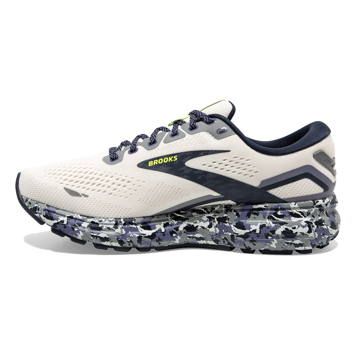 Brooks Ghost 15 Camo — Black - Ebony - Nightlife — Size B — Width 9 — Alternate View 10