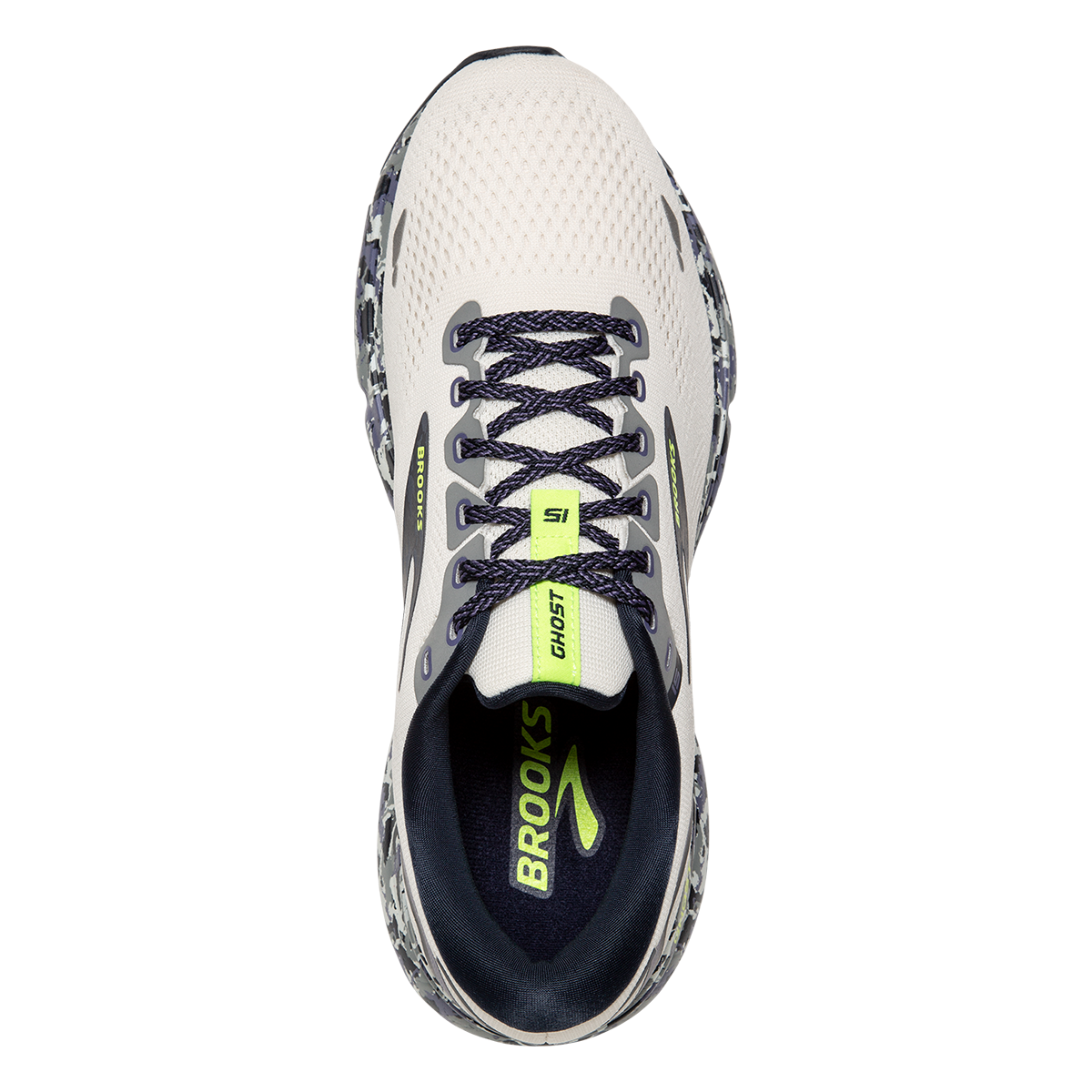 Brooks Ghost 15 Camo — Black - Ebony - Nightlife — Size B — Width 9 — Alternate View 11