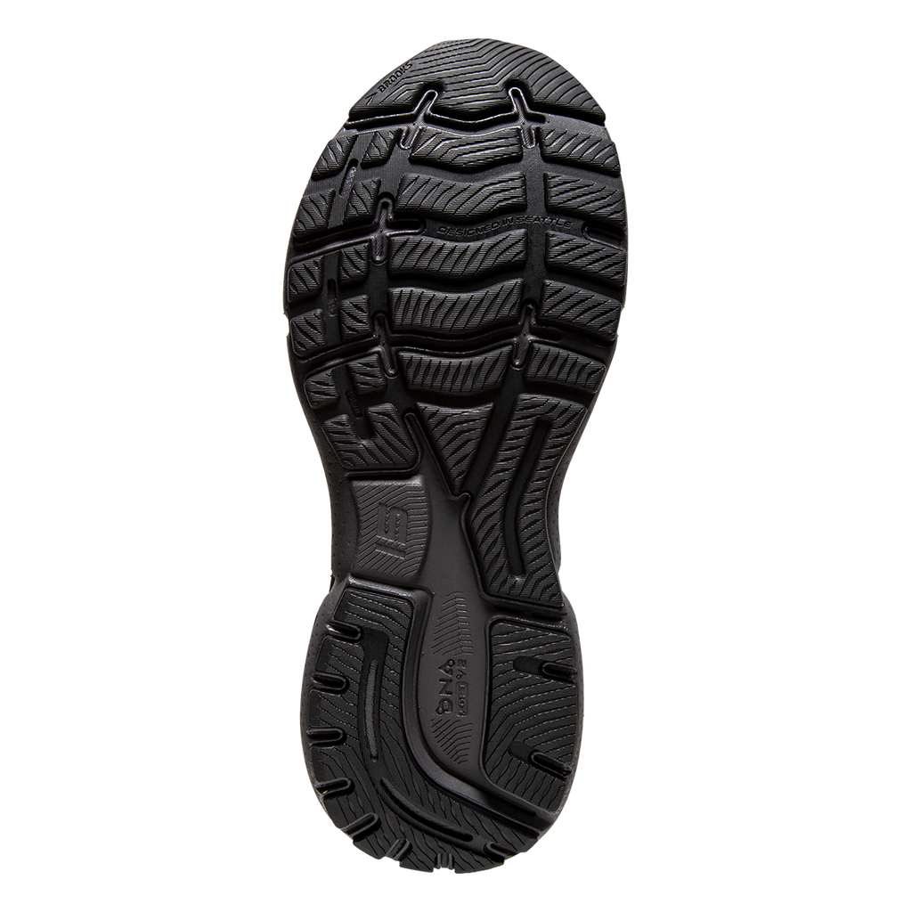 Brooks Ghost 15 GTX — Black - Blackened Pearl - Alloy — Size B — Width 6.5 — Top View