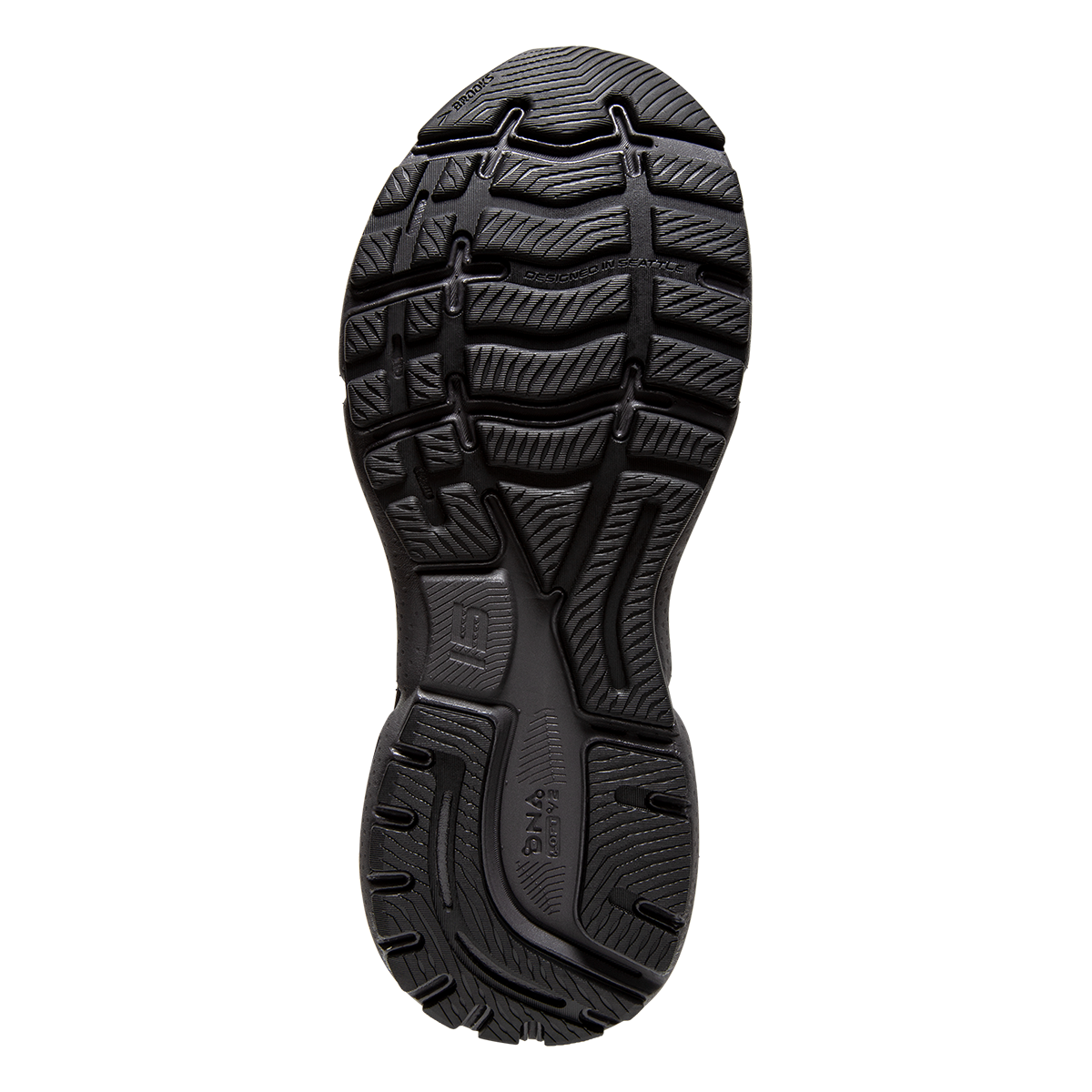 Brooks Ghost 15 GTX — Black - Blackened Pearl - Alloy — Size B — Width 6.5 — Top View
