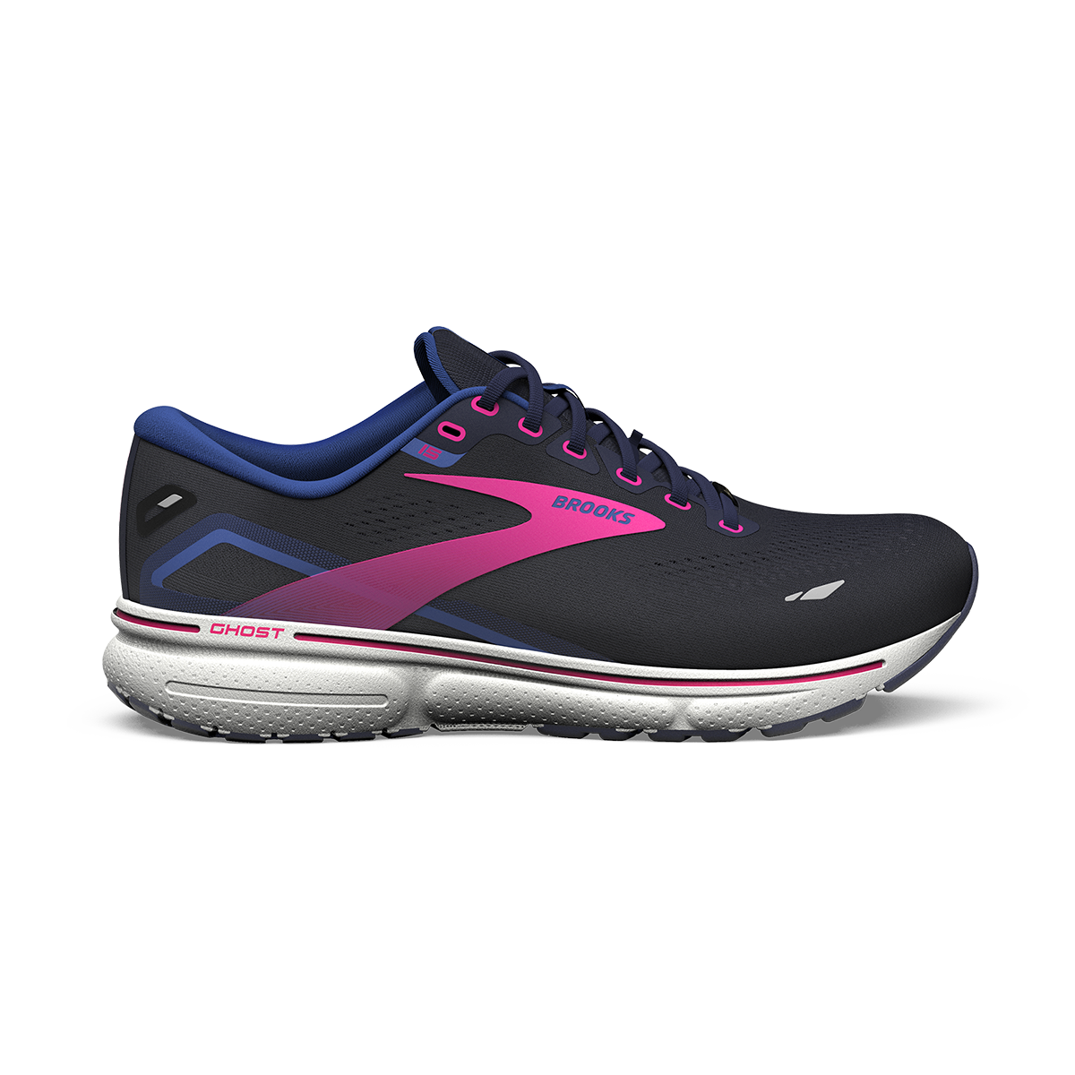 Brooks Ghost 15 GTX — Black - Blackened Pearl - Alloy — Size B — Width 6.5 — Detail View