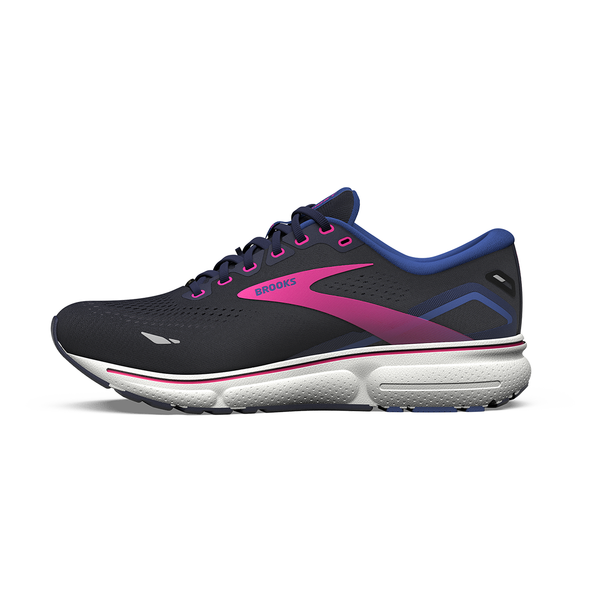 Brooks Ghost 15 GTX — Black - Blackened Pearl - Alloy — Size B — Width 6.5 — Lifestyle View