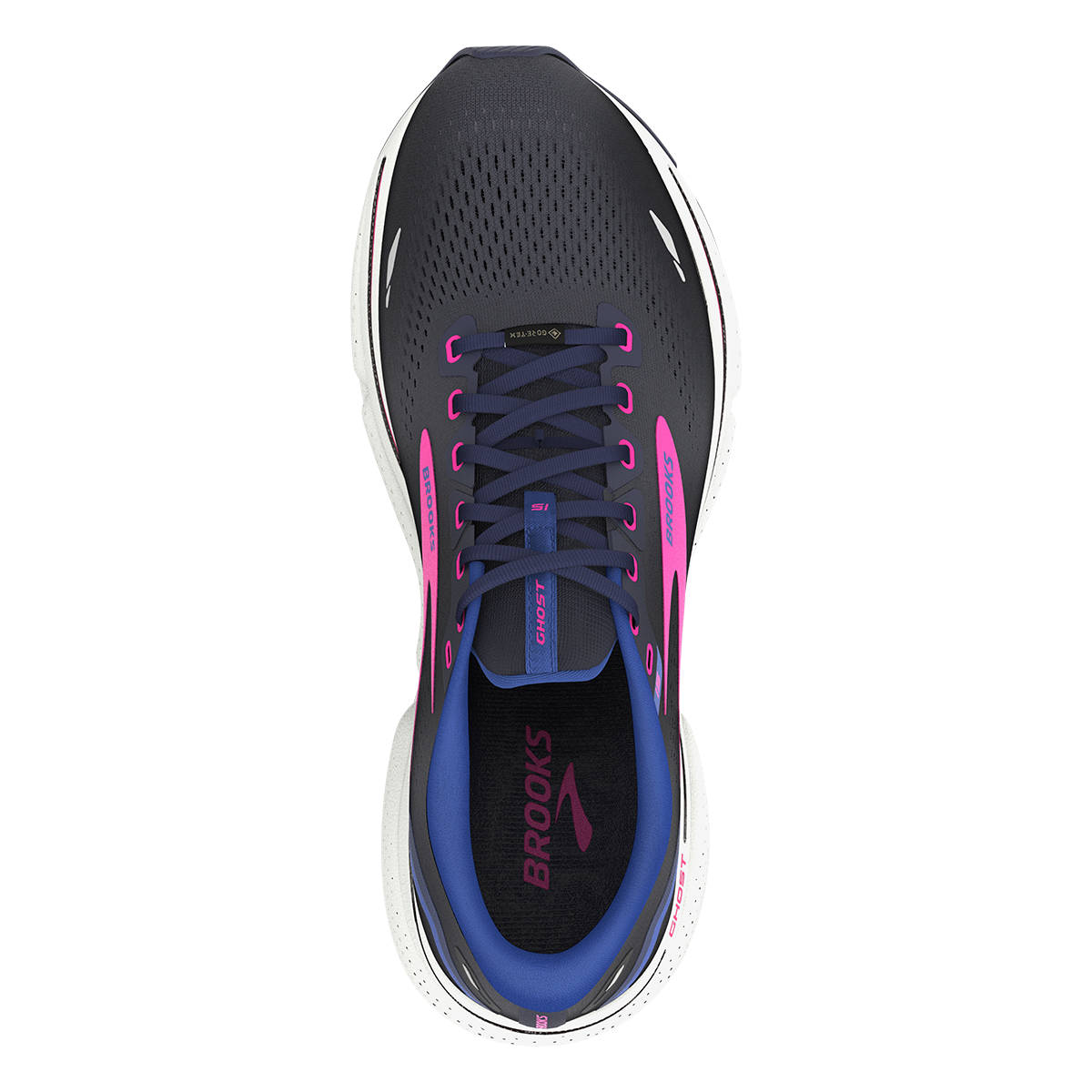 Brooks Ghost 15 GTX — Black - Blackened Pearl - Alloy — Size B — Width 6.5 — Alternate View 7