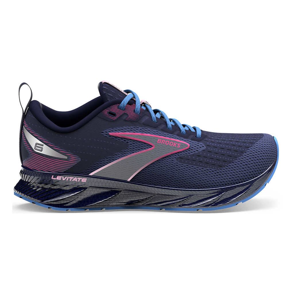 Brooks Levitate 6 — Black - Blackened Pearl - White — Size B — Width 7.5 — Alternate View 13