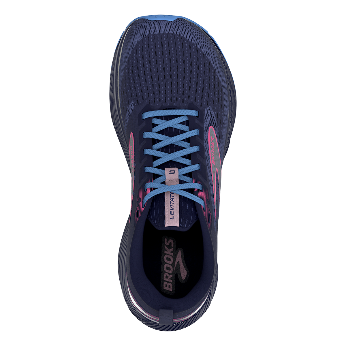Brooks Levitate 6 — Black - Blackened Pearl - White — Size B — Width 7.5 — Alternate View 15