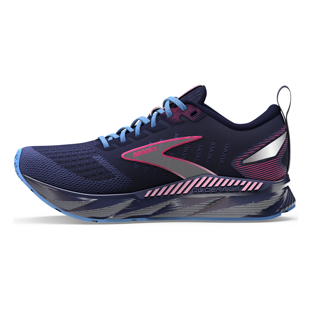Brooks Levitate GTS 6 — Black - Blackened Pearl - White — Size B — Width 7.5 — Detail View