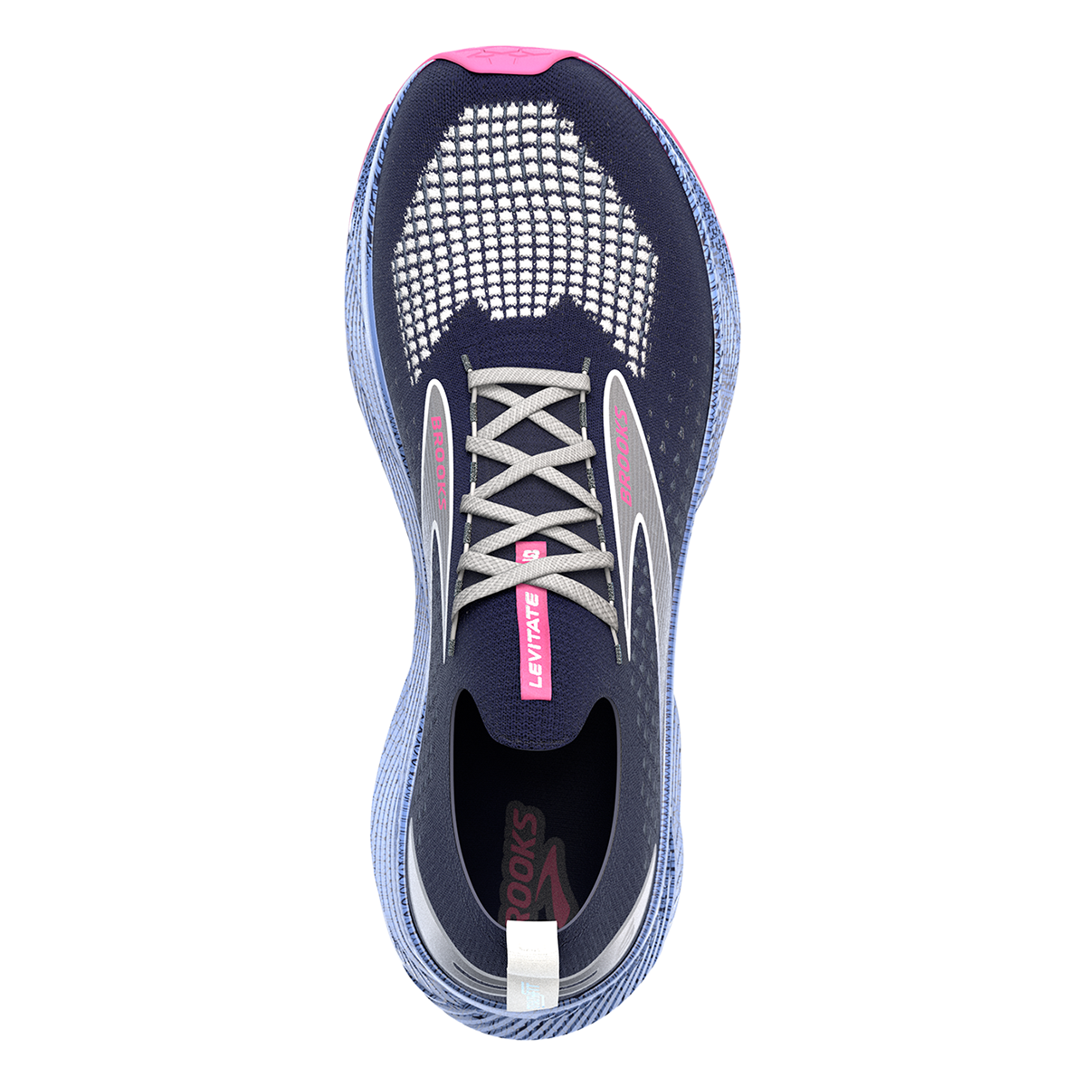Brooks Levitate StealthFit 6 — Black - Pink — Size B — Width 7 — Alternate View 11