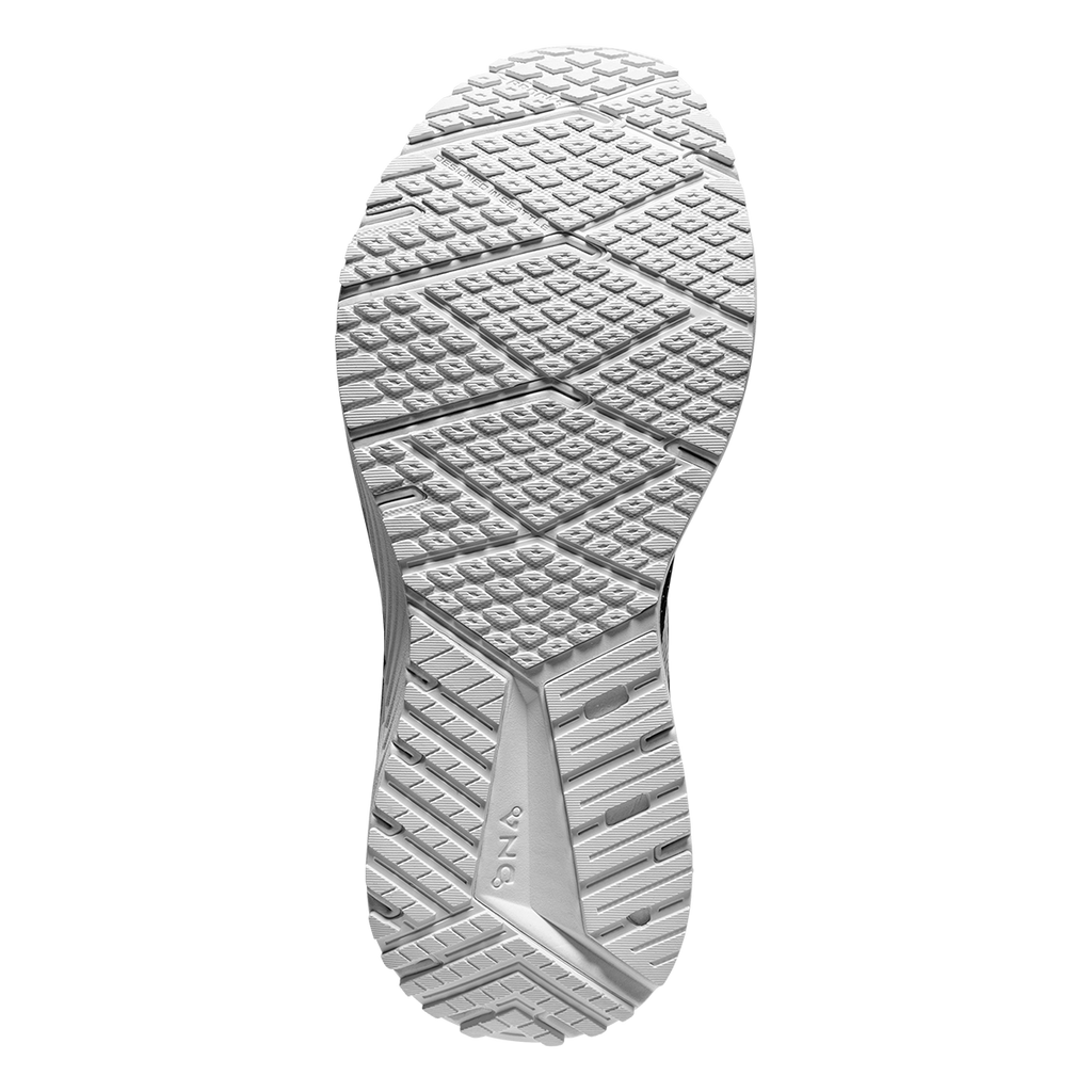 Brooks Revel 6 — Black - Blackened Pearl - White — Size B — Width 7 — Top View