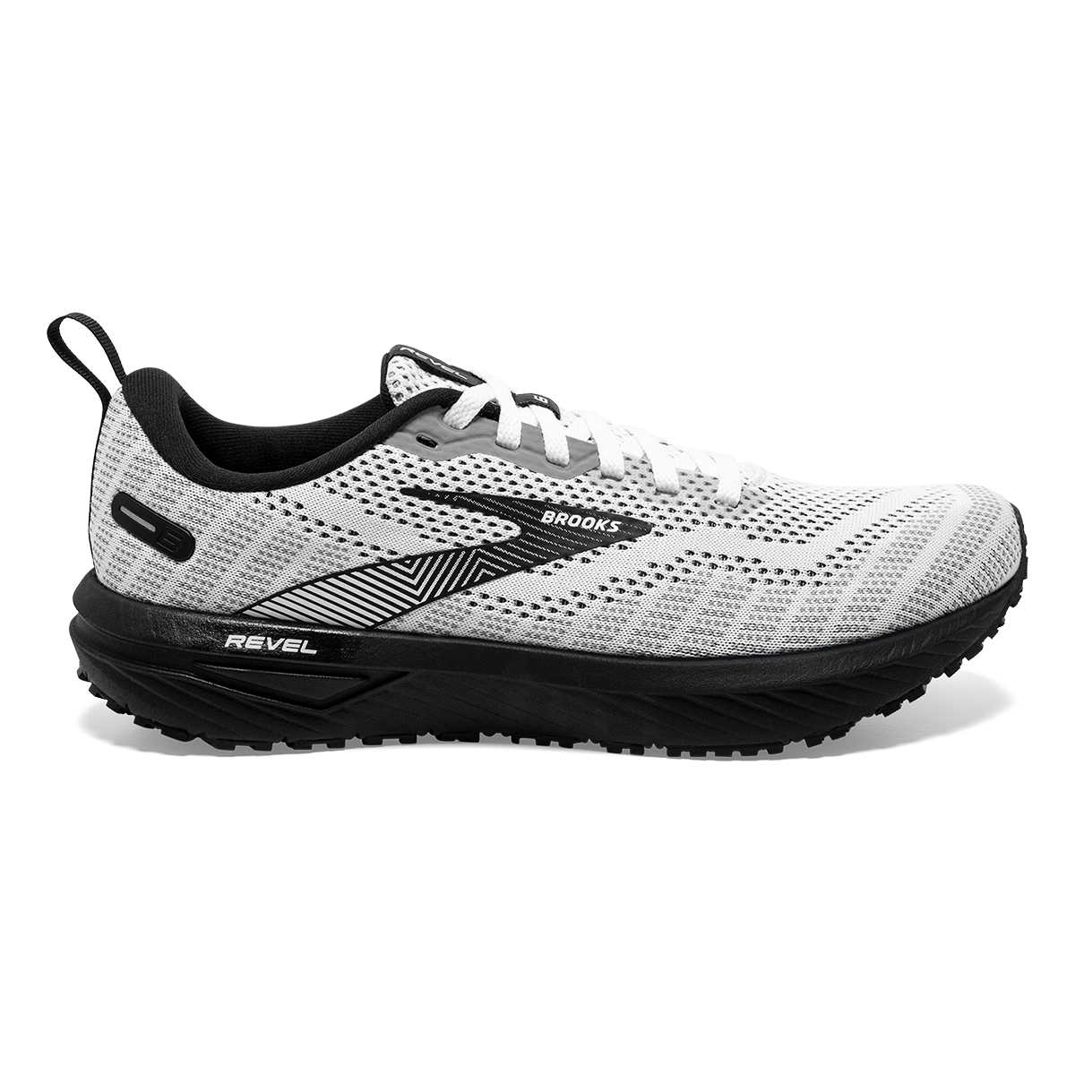 Brooks Revel 6 — Black - Blackened Pearl - White — Size B — Width 7 — Alternate View 21
