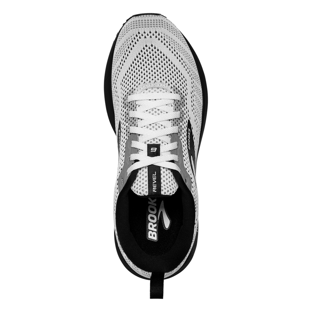 Brooks Revel 6 — Black - Blackened Pearl - White — Size B — Width 7 — Alternate View 23