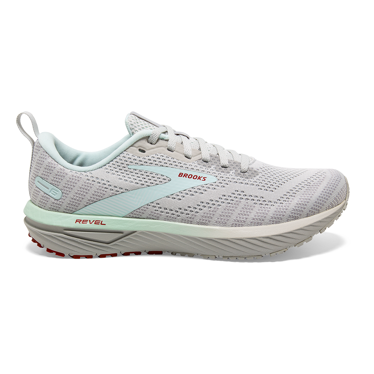 Brooks Revel 6 — Black - Blackened Pearl - White — Size B — Width 7 — Alternate View 9